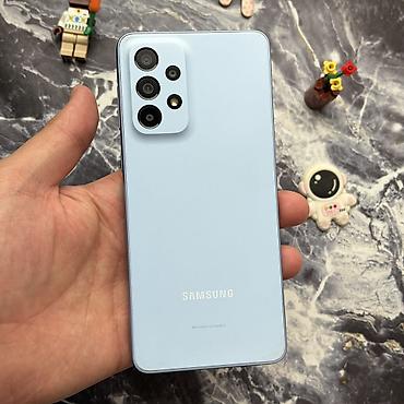 Samsung: Samsung Galaxy A53 5G, Б/у, 128 ГБ, цвет - Черный, 2 SIM — 1