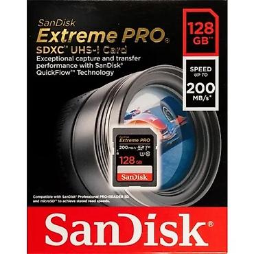 Memorijske kartice za kamere: SanDisk Extreme PRO SDXC UHS‑I memorijska kartica – 128 GB - — 3