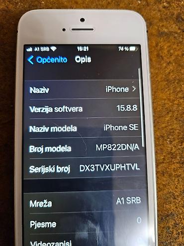 Apple iPhone: Apple iPhone SE (1. generacija), 4” Retina ekran, Touch ID. Kućište u — 6