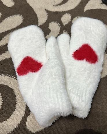 Аксессуары: Перчатки, варежки, Женские, Новый, цвет - Белый — 1