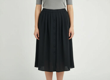 asymetryczne spódnice czarne: Spódnica damska, rozmiar S