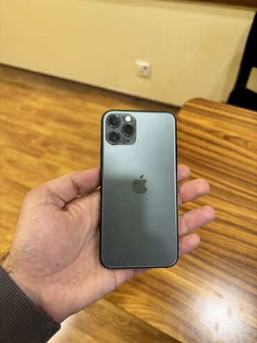 iphone 11 pro ucuz qiymete: IPhone 11 Pro, 64 GB, Midnight, Barmaq izi, Face ID, Sənədlərlə