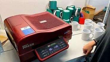 сублимационная: Вакуумный термопресс 3D ST-3042 для сублимационной печати на изделиях — 4