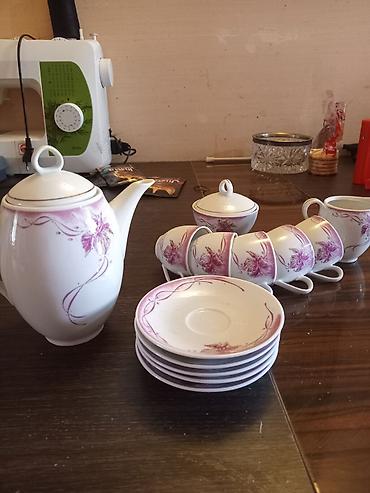 cay servis: Çay dəsti, rəng - Ağ, Farfor — 2