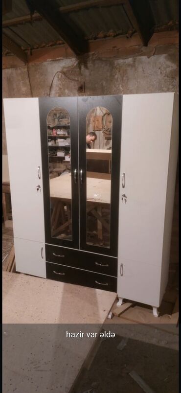 Dolablar: Yeni, Açılan, 4 qapılı Düz dolab, Qarderob, paltar dolabı, Azərbaycan — 15