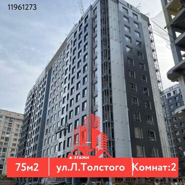 Продажа квартир: 2 комнаты, 75 м², Элитка, 8 этаж