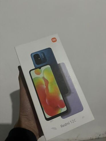 Redmi: Redmi, Redmi 12C, Новый, 128 ГБ, цвет - Черный, 2 SIM, eSIM