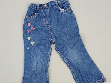 jeansy czarne z przetarciami: Jeans, 2-3 years, 98, condition - Good