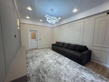 недвижимость в бишкеке продажа квартир: 2 бөлмө, 77 кв. м, Элитка, 9 кабат, Дизайнердик ремонт
