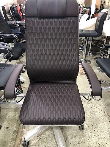 Ofis və oyun kresloları: Yeni, Təkərli, Qolları tənzimlənir, Dəri — 7