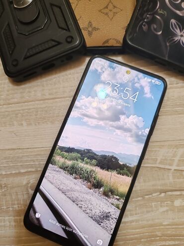 not 8t: Xiaomi Redmi Note 10T, 64 ГБ, цвет - Серый, 
 Кнопочный, Отпечаток пальца, Face ID