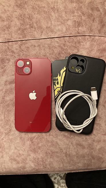 iphone satisi: IPhone 13, Qırmızı, Face ID — 10