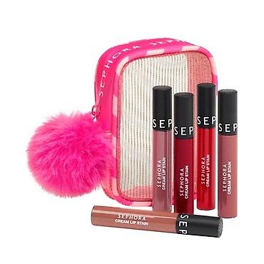 sephora: SEPHORA Cream Lip Stain – Pomada Dəsti Məzmun: - 4 ədəd mini maye — 4
