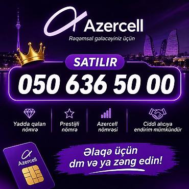 marker lovhə: Nömrə satışı – asan yadda qalan “050 636 50 00” - Operator: 050 — 1
