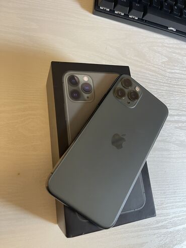 ayfon 11 yeni: IPhone 11 Pro, 64 GB, Yaşıl, Simsiz şarj, Sənədlərlə