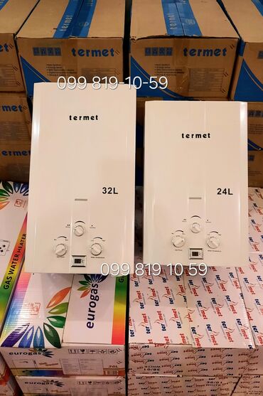 Комби: Termet qaz su qızdırıcıları – 24L və 32L Xüsusiyyətlər: - Qazla