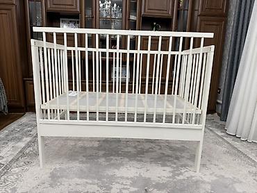 uth 170: IKEA новая, Детская кроватка с реечными бортами - Классический — 4
