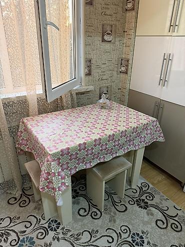 duru yağ: Mətbəx mebeli dəsti - Parlaq krem və bej rənglərdə MDF/Laminate — 1