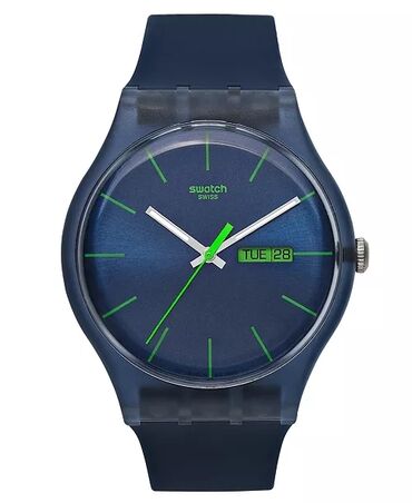 повязка для волос: Классикалык сааттар саат, Swatch, Желим, АКШ, Суу өткөрбөөчү, Асыл нуска, Унисекс, Колдонулган