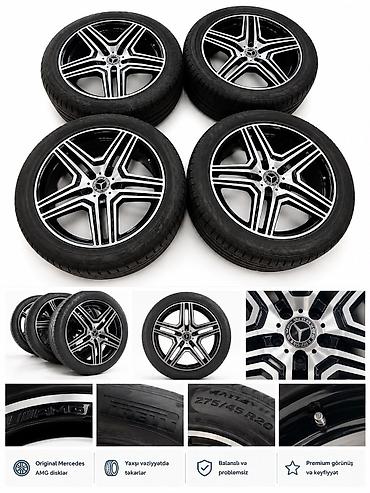 amg disk type 0: İşlənmiş Disk təkər Mercedes-Benz 275 / 45 / R 20, 5 Boltlu — 3
