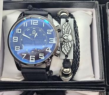 Ručni satovi: Muski setovi odličnog kvaliteta. Dolaze u kutiji i idealni su za — 7
