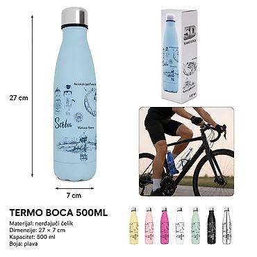 KMT 5D boca u obliku flaše – termo šolja, šenil plava Opis: - Termo na lalafo.rs KMT 5D boca u obliku flaše – termo šolja, šenil plava Opis: - Termo
