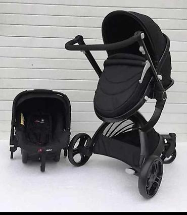 детская коляска 2 в 1: Детская коляска-трансформер с автолюлькой (travel system), цвет — 1
