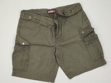 kremowe jeansy: Krótkie Spodenki Damskie, Denim Co, M (EU 38), stan - Dobry