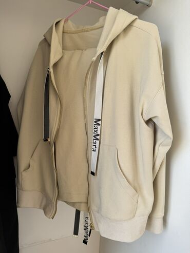 Толстовки, худи: Спортивный двойка Max Mara - Цвет: бежевый (молочный нюд) - Крой