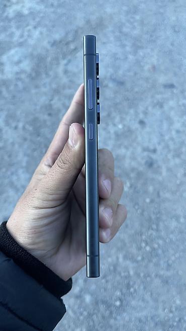 Samsung: Samsung Galaxy S24 Ultra, Б/у, 256 ГБ, цвет - Черный, 1 SIM, eSIM — 8