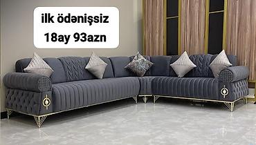 Divanlar: Künc divan kolleksiyası - Müasir dizaynlı L-şəkilli künc divanlar - — 72