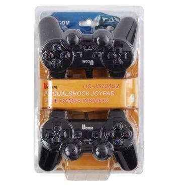 Videokameralar: Ucom UC-JS704S2 DualShock Joypad dəstı - Paketdə 2 ədəd Ucom gamepad