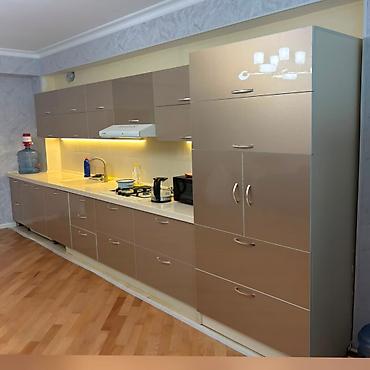 Mətbəx mebeli: *730₼ MƏTBƏX mebeli :-TƏCİLİ SATILIR*‼️ ÖLÇÜ:-4.35 mərmər 3.55 — 1