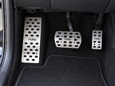 niva salon: Ford üçün pedal üzlükləri dəsti — 3 ədəd FORD yazılı, gümüşü rəngli — 2