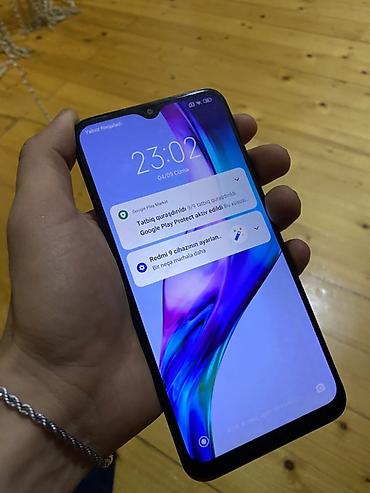 masajı masaj birja: Redmi 9, 32 GB, rəng - Mavi, Barmaq izi — 2