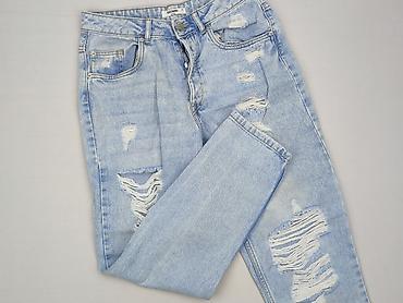 flared low rise jeans: Denim, Jeansy damskie, rozmiar M — 1
