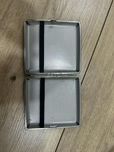 black siqaret: Metall siqaret etui - Material: möhkəm metal korpus, zərif naxışlı — 2
