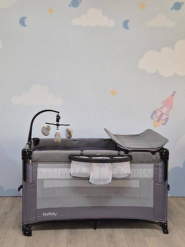 Manejlər: 🍼 Burbay P1002 Yataq Maneji – Yuxu və Oyun Üçün İdeal Məkan! 👶 — 5