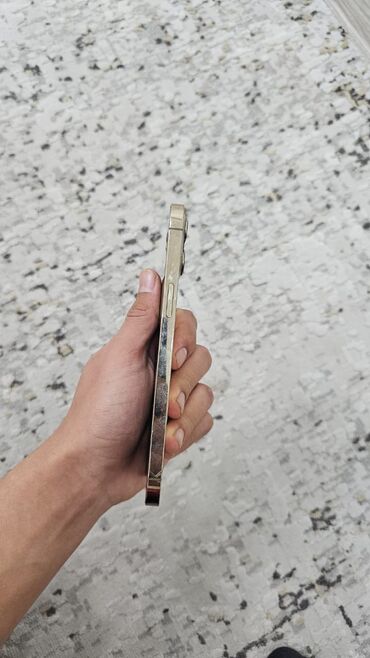 ремонт айфонов в бишкеке: IPhone 12 Pro Max, Б/у, 128 ГБ, Matte Gold, 84 %