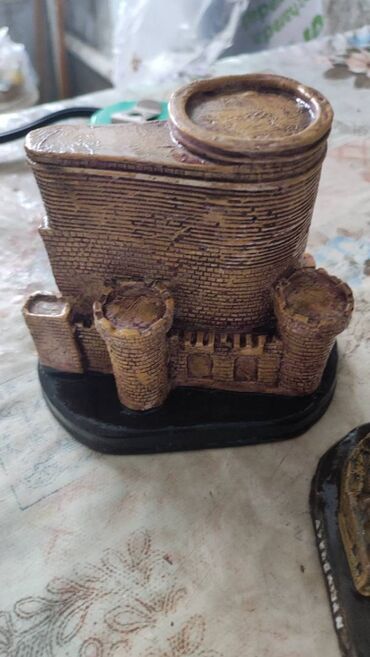 Fiqurlar: Fiqur, Gips, rəng - Qəhvəyi — 4