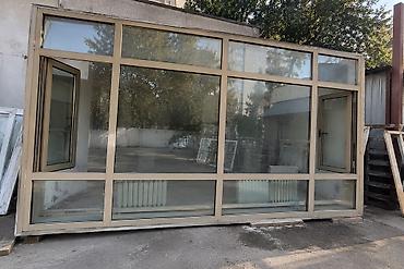 Оңдоп-түзөө жана курулуш: Окно алюминиевое Панорамная витражная конструкция из алюминиевого — 3