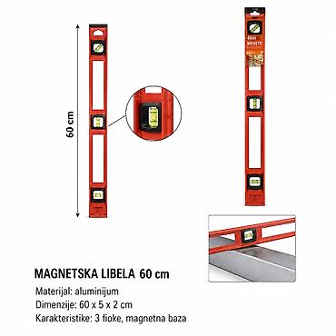 KMT plastični nivo 60 cm – SKU: 2382132, EAN: Praktičan nivo za