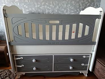 ali bebe mobilya: AK BEBE beşik – çoxfunksiyalı uşaq çarpayısı Ölçüsü 70x140 sm-dir — 1
