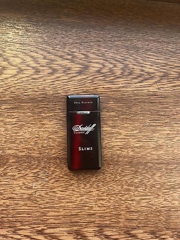 Davidoff Classic Slims qutusu formasında benzini doldurulan metal