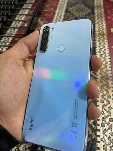 note 5 ekran: Xiaomi Redmi Note 8, 128 GB, rəng - Bənövşəyi, 
 Barmaq izi, İki sim kartlı, Face ID