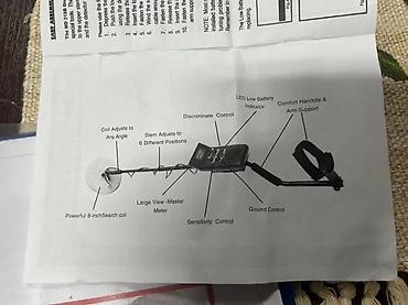 Ostali merni alati: Detektor metala – komplet sa kutijom - Tip: VLF detektor metala sa — 9