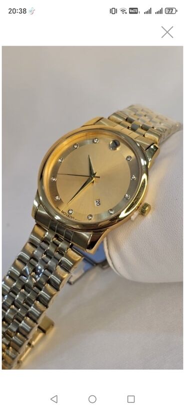 Qol saatları: Yeni, Qol saatı, Movado, rəng - Qızılı — 6