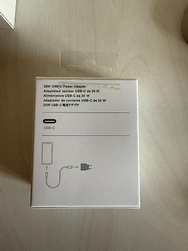 iphone adapter 20w: Apple USB‑C 20W Güc Adapteri - Güc: 20 Vt, sürətli və stabil enerji — 2
