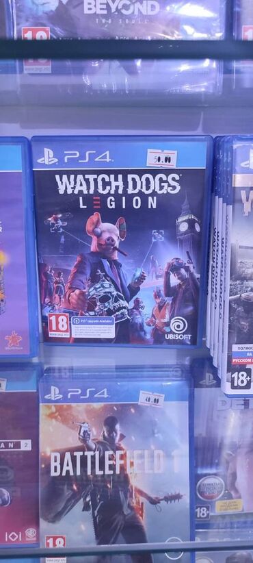 PS4 (Sony Playstation 4): Watch dogs legıon Oyun diski, az işlənib. 🎮Playstation 3-4-5 original