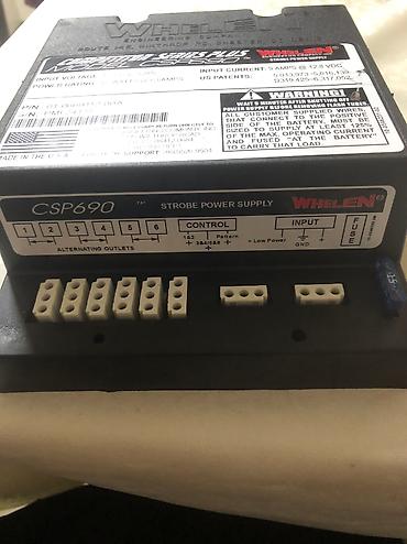 cmp 30hx: Whelen Model CSP690 90 ват 6 лампочек Made in U.S.A Блок питания 90 — 3